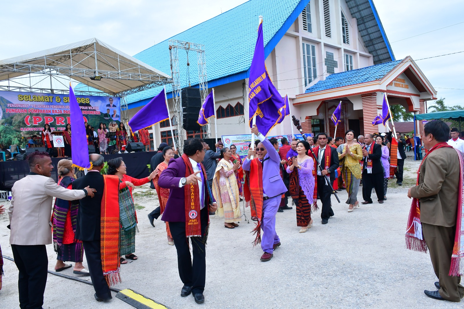 KEMERIAHAN ACARA PENGUKUHAN & PELANTIKAN PENGURUS DEWAN PIMPINAN WILAYAH PPRPI KABUPATEN DAIRI