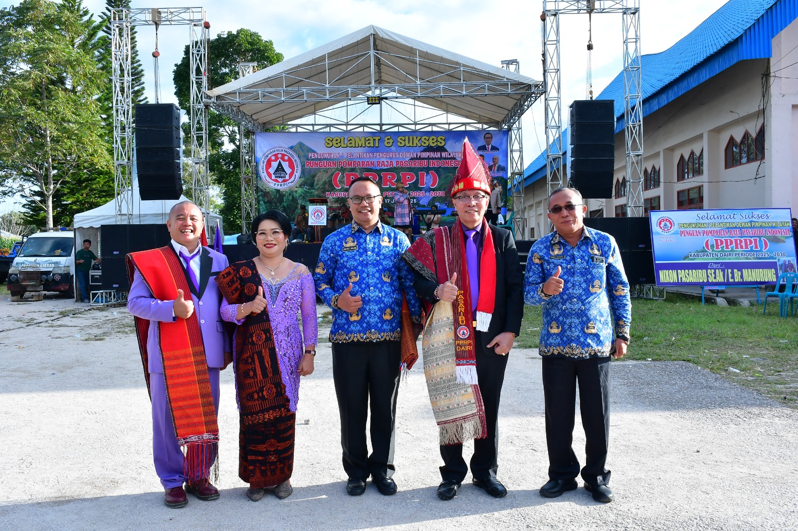 Ketua Umum PPRPI bersama Pejabat Pemerintah Kabupaten Dairi